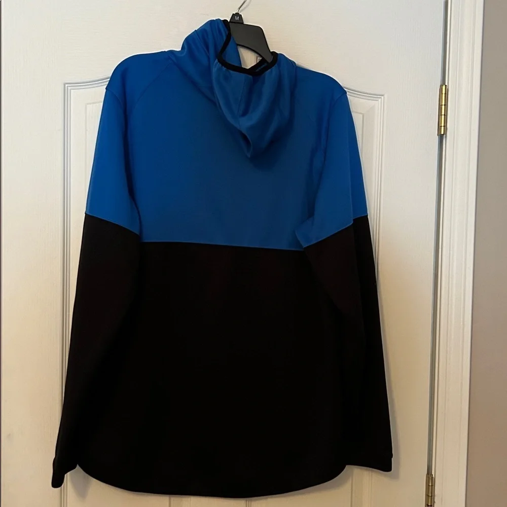 Nike Black and Blue Pullover Hoodie